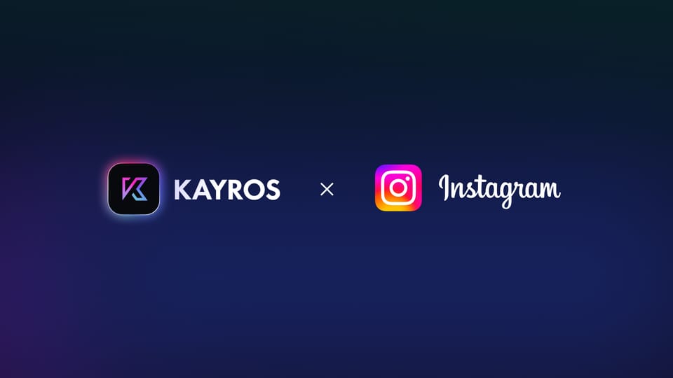 Kayros is live on Instagram!
